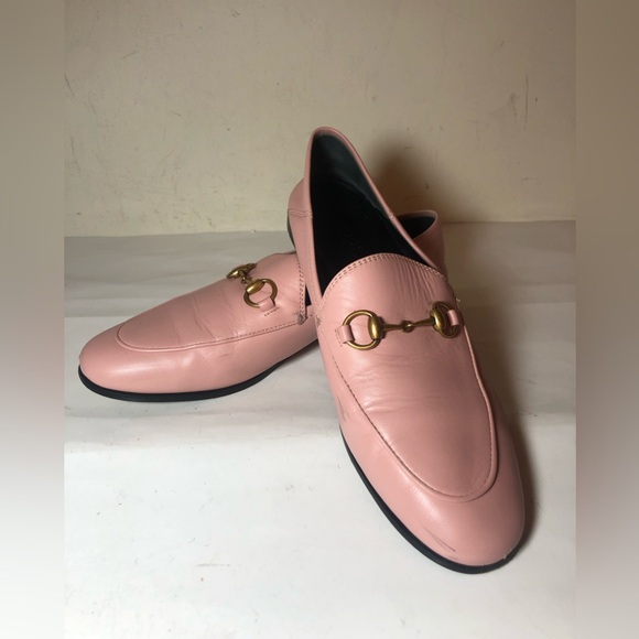 Gucci Leather Loafers Flat Shoes Women’s size 37.5 US 6.5 - Picture 2 of 16